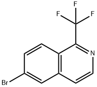 6-Bromo-1-(trifluoromethyl)isoquinoline Structure