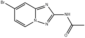 Acetamide, N-(7-bromo[1,2,4]triazolo[1,5-a]pyridin-2-yl)- Structure