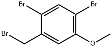 1,5-二溴-2-(溴甲基)-4-甲氧基苯,125714-92-3,结构式