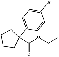 1-(4-bromo-phenyl)-cyclopentanecarboxylic acid ethyl ester