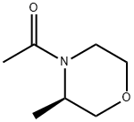 (R)-1-(3-Methylmorpholino)ethan-1-one 化学構造式