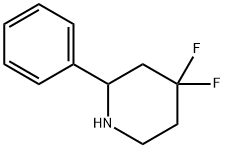 4,4-Difluoro-2-phenylpiperidine Structure