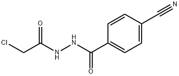 N'-(2-chloroacetyl)-4-cyanobenzohydrazide