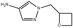 1-(氧杂环丁烷-2-基甲基)-1H-吡唑-4-胺,1258558-38-1,结构式