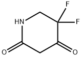 2,4-Piperidinedione, 5,5-difluoro- 结构式
