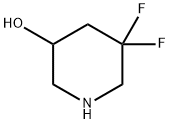 5,5-Difluoro-piperidin-3-ol,1258639-09-6,结构式
