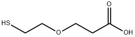 Propanoic acid, 3-(2-mercaptoethoxy)- Struktur