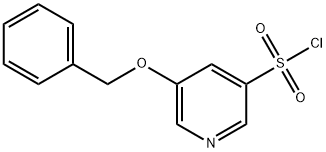 5-(benzyloxy)pyridine-3-sulfonyl chloride Structure