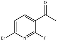 1-(6-溴-2-氟吡啶-3-基)乙酮,1260664-92-3,结构式