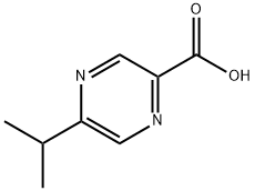 5-异丙基吡嗪-2-羧酸 结构式