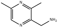 2-Pyrazinemethanamine, 3,5-dimethyl- Structure