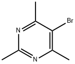 Pyrimidine, 5-bromo-2,4,6-trimethyl- Struktur