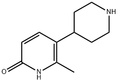 2(1H)-Pyridinone, 6-methyl-5-(4-piperidinyl)-|