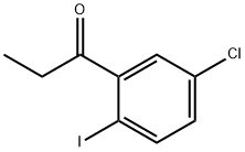 1-Propanone, 1-(5-chloro-2-iodophenyl)- Structure