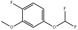 Benzene, 4-(difluoromethoxy)-1-fluoro-2-methoxy-,1261449-03-9,结构式