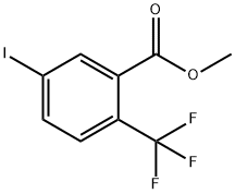 Benzoic acid, 5-iodo-2-(trifluoromethyl)-, methyl ester Struktur