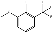 Benzene, 2-iodo-1-methoxy-3-(trifluoromethyl)- Struktur
