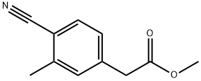 Benzeneacetic acid, 4-cyano-3-methyl-, methyl ester|2-(4-氰基-3-甲基苯基)乙酸甲酯