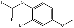 2-溴-1-(二氟甲氧基)-4-甲氧基苯,1261569-07-6,结构式