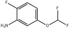 Benzenamine, 5-(difluoromethoxy)-2-fluoro- Struktur