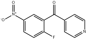 (2-氟-5-硝基苯基)(吡啶-4-基)甲酮, 1261589-39-2, 结构式