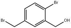 Benzenemethanol, 2-bromo-5-(bromomethyl)-,1261646-71-2,结构式