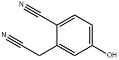 Benzeneacetonitrile, 2-cyano-5-hydroxy- Struktur