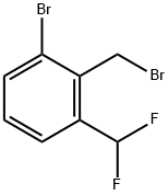 1-Bromo-2-(bromomethyl)-3-(difluoromethyl)benzene Structure