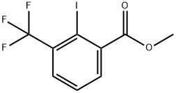 2-Iodo-3-trifluoromethyl-benzoic acid methyl ester 化学構造式