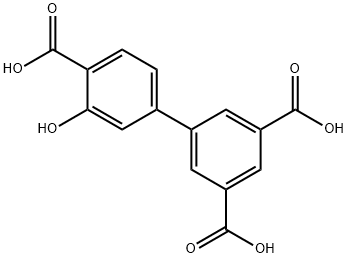 3'-羟基-[1,1'-联苯]-3,4',5-三羧酸,1261916-75-9,结构式