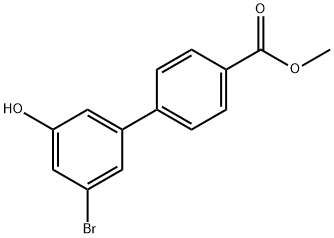 Methyl 4-(3-bromo-5-hydroxyphenyl)benzoate Structure