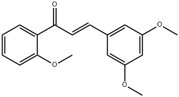 2-Propen-1-one, 3-(3,5-dimethoxyphenyl)-1-(2-methoxyphenyl)-, (2E)-, 1262887-77-3, 结构式