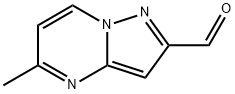 Pyrazolo[1,5-a]pyrimidine-2-carboxaldehyde, 5-methyl- 结构式