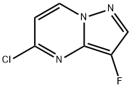 5-氯-3-氟吡唑并[1,5-A]嘧啶 结构式