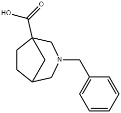 3-Benzyl-3-Aza-Bicyclo[3.2.1]Octane-1-Carboxylic Acid(WX120261) 化学構造式