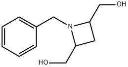 1-benzyl-4-(hydroxymethyl)azetidin-2-yl]methanol Struktur