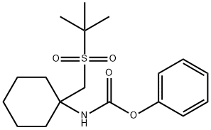 1263416-49-4 Carbamic acid, N-[1-[[(1,1-dimethylethyl)sulfonyl]methyl]cyclohexyl]-, phenyl ester