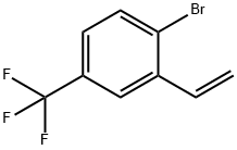 Benzene, 1-bromo-2-ethenyl-4-(trifluoromethyl)- Structure