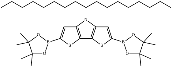 4H-Dithieno[3,2-b:2',3'-d]pyrrole, 4-(1-octylnonyl)-2,6-bis(4,4,5,5-tetramethyl-1,3,2-dioxaborolan-2-yl)-|4H-Dithieno[3,2-b:2',3'-d]pyrrole, 4-(1-octylnonyl)-2,6-bis(4,4,5,5-tetramethyl-1,3,2-dioxaborolan-2-yl)-