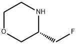 Morpholine, 3-(fluoromethyl)-, (3S)- Structure