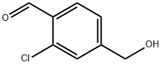 2-chloro-4-(hydroxymethyl)benzaldehyde Structure