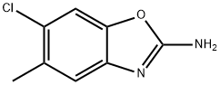 6-Chloro-5-methyl-1,3-benzoxazol-2-amine Structure