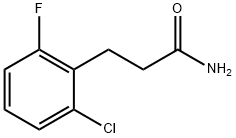 3-(2-Chloro-6-fluorophenyl)propanamide Structure
