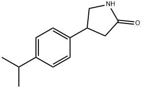 4-(4-isopropylphenyl)pyrrolidin-2-one Structure