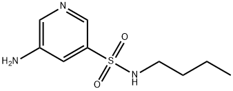 5-amino-N-butylpyridine-3-sulfonamide Structure