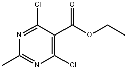 4,6-二氯-2-甲基嘧啶-5-羧酸乙酯, 1269117-91-0, 结构式