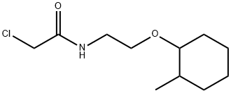 2-chloro-N-{2-[(2-methylcyclohexyl)oxy]ethyl}acetamide Struktur