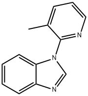 1-(3-甲基吡啶-2-基)-1H-1,3-苯并二唑 结构式