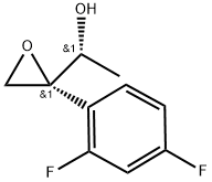 2-OxiraneMethanol, 2-(2,4-difluorophenyl)-α-Methyl-, (αR,2R)- Struktur