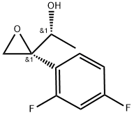 2-OxiraneMethanol, 2-(2,4-difluorophenyl)-α-Methyl-, (αR,2R)-, 126918-35-2, 结构式